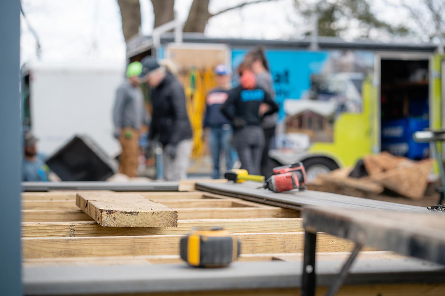 tools used on job site