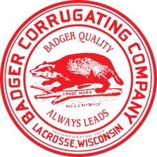 Badger corrugating company logo