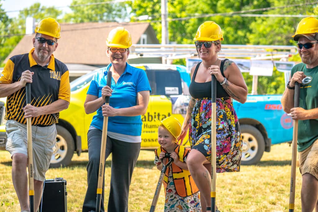 Tomah habitat breaking ground