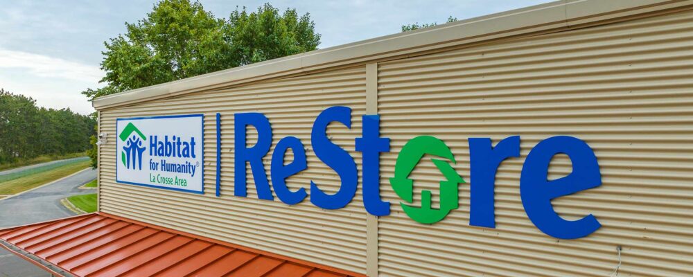 restore building sign