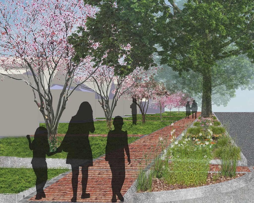 Rendering_House-Perspective-opt rendering of sidewalk improvements