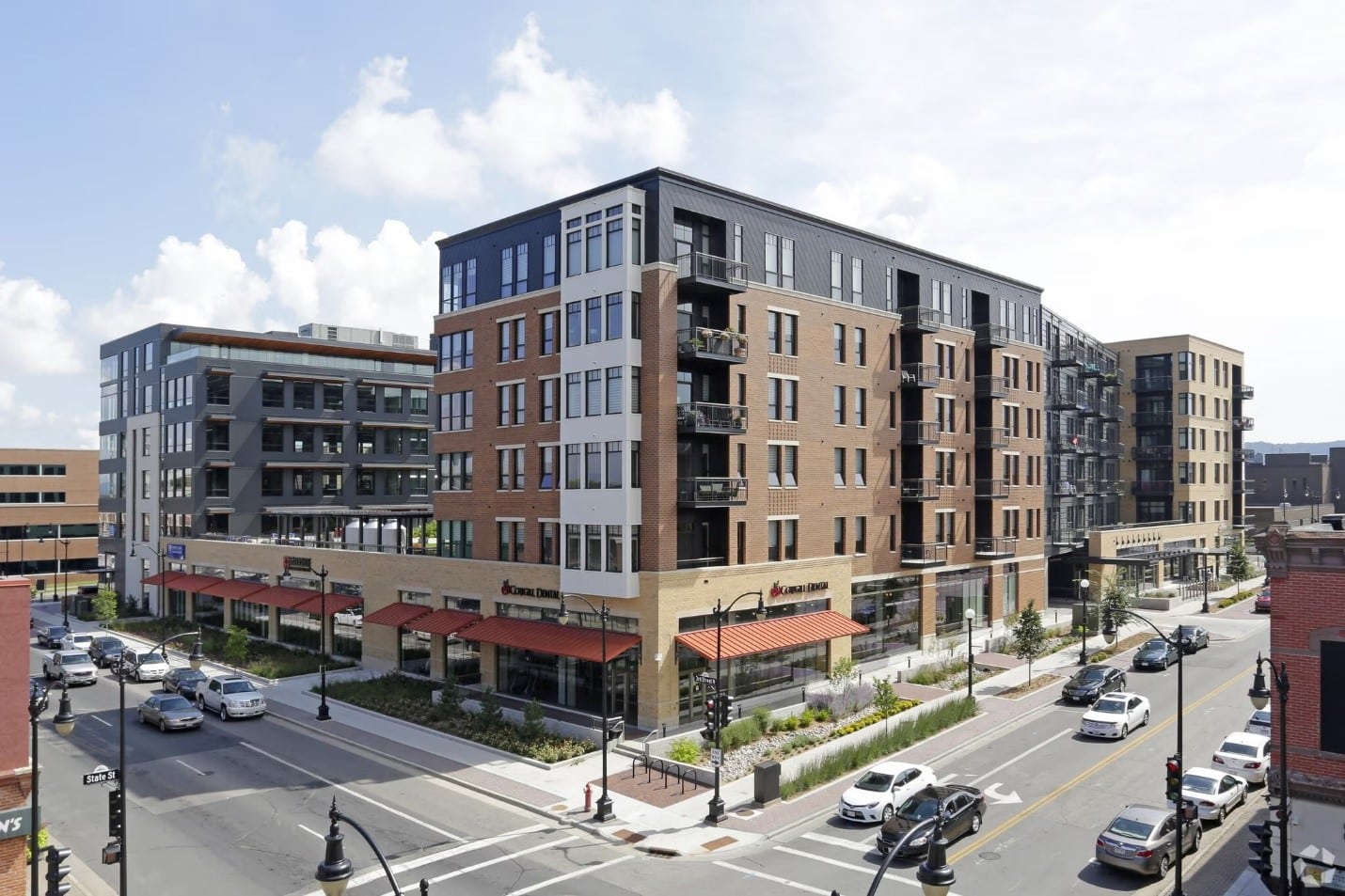 Example of mixed use housing Example of mixed use housing