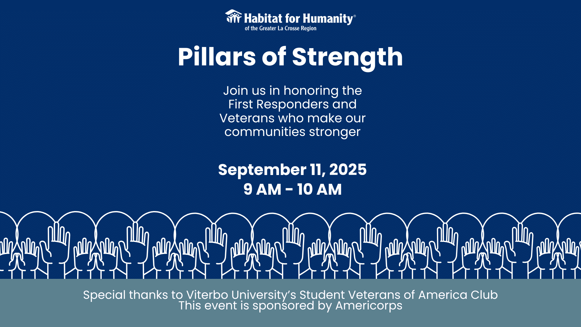 Pillars of Strength - Sept 11th Remembrance Ceremony to honor Veterans and First Responders